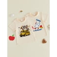 thumbnail image 3 of BemeyourBBs Toddler Baby Boy Girl Back to School T Shirts Kids Kindergarten Outfits 1 2 3 4 5 6 Years Little Boy Girl Short Sleeve Goose Raccoon Print Casual Summer Pullover Tee Shirt Tops, 3 of 9