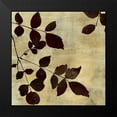thumbnail image 2 of PI Studio 12x12 Black Modern Framed Museum Art Print Titled - Leaf Study, 2 of 5