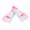 Pink white L size, variant on hejhncii Silicone Swimming Training Fins Swim Flippers Travel Size Short Fins for Snorkeling Diving Pool Man Women Kid Travel