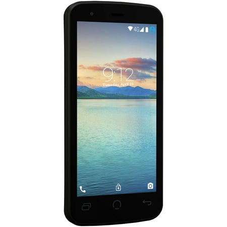 NUU Mobile NU2S 4.5" qHD LTE Smartphone (Unlocked), Black