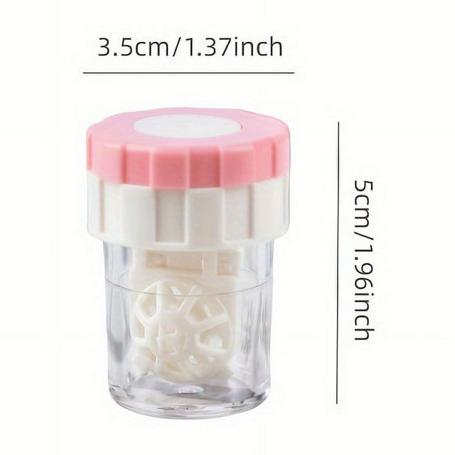 CNKOO 1PC Rotating Contact Lens Washers Compact and Portable Lens Cleaner for Travel ZZZ