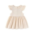 thumbnail image 4 of YunPes Girls Cotton and Linen Dress Spring Summer and Autumn Comfortable and Fashionable Flying Sleeve Dress Toddler Girls Christmas Dress, 4 of 9