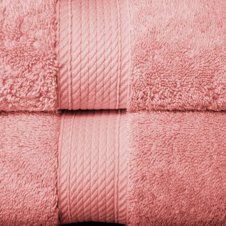 Premium Egyptian Cotton Highly Absorbent Assorted 6-Piece Plush Towel Set -  30 x 55, 20 x 30, 13 x 13 