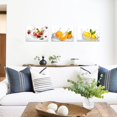 thumbnail image 2 of ZHONGYUTONG 3 Piece Kitchen Wall Art Fruit in Water Canvas Fresh Orange Lemon Strawberry Pictures Print Colorful Food Artwork for Canteen Restaurant Framed (16.00" x 24.00" x 3PCS), 2 of 5