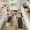 Brown, variant on Kitchen Rugs Sets of 3, Non Slip Washable Kitchen Mats for Floor, Anti-Fatigue Runner Rug with Rubber Backing, Waterproof Kitchen Rug Set for Laundry, Floor, Office, Hallway