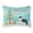 Border Collie - Black And White, variant on Red Border Collie Merry Christmas Tree Fabric Standard Pillowcase
