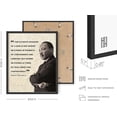 thumbnail image 3 of HAUS AND HUES African American Art Black History Posters for Classroom Black History Month Decorations & African American Posters for Classroom | Black History Quotes Framed Black - 8x10, 3 of 6
