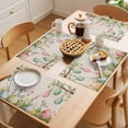thumbnail image 5 of Easter Eggs Placemats Set of 1, Spring Flowers Non-Slip Place Mats Washable Table Mats for Kitchen Dining Table Decorations Indoor/Outdoor, 5 of 9