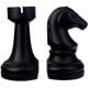 thumbnail image 4 of Sujetalibros decorativos Sujetalibros de ajedrez, sujetalibros negros, soportes para libros pesados, decoración única para estantería de escritorio de oficina y hogar, 4 of 5