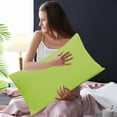 thumbnail image 3 of InsCrazy Pillow Cover, King Size, Pillow Cases - 2 Pack - Envelope Closure - Soft Brushed Microfiber Fabric - Shrinkage and Fade Resistants Pillow Covers 20 X 30 Inches, 3 of 8
