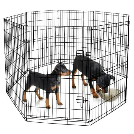 Vibrant Life 36″H Pet Exercise Pen, Large Indoor & Outdoor Playpen (ONLINE ONLY PRICE)