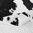 thumbnail image 5 of Erosebridal Cowhide Hide Twin Quilt Set,Irregular Spot Twin Coverlet Set For Boys,2pcs, 5 of 7