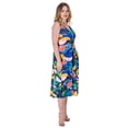 thumbnail image 4 of Womens Abstract Print Fit and Flare Dress, 4 of 5