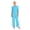 Sky Blue, variant on Womens Elderly Special Need Adaptive Jumpsuit Easy Care Jumpsuit Nursing Romper with Back Zipper Hot Pink XL