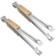 thumbnail image 2 of 2Pcs Barbecue Tool Utensils Bbq Tool Utensils With Long Handle For Family And Friends Outdoor Camping, 2 of 8