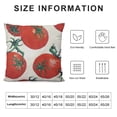 thumbnail image 5 of Qinduosi  Fruits Embroidery Throw Pillow Cover Tomato Pattern Decorative Cushion Covers Soft Accent Pillow Covers (Tomato,"), 5 of 5