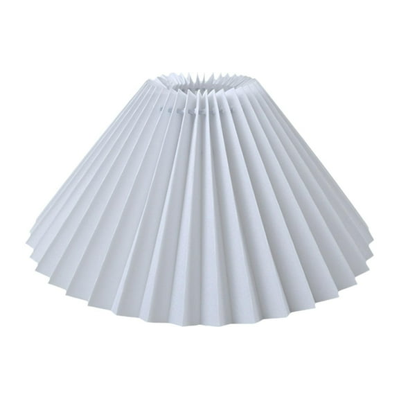 CarpNettore Pleated Lampshade Replacement Modern Lightweight Floor Light Shade Lampshade for White