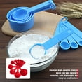 thumbnail image 6 of Worallymy 11pcs/set Measuring Cups Graduated Kitchen Measuring Tools Plastic Household Meaurement Spoons, Green, 6 of 8
