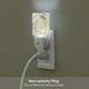 thumbnail image 5 of Balery White Rose Luz Nocturna LED con Sensor Automático, Enchufe con Sensor Crepuscular, Luz Suave de 0.5W para Dormitorio, Pasillo, Baño-UK, 5 of 7