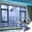 Blue, variant on One Way Privacy Window Film, Reflective Mirror Glass Tint, Heat Control and Sun Blocking Cling for Sliding Doors, Home, Bedroom, Living Room and Office