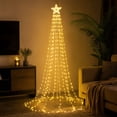 thumbnail image 7 of Star String Lights for Christmas Tree Decorations, Christmas in July Warm LED Tree Decor for Indoor Party, with Christmas Tree Waterfall Lights, 7 of 7
