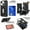 Black, variant on For Apple iPhone 15 (6.1") Hybrid Invisible ID Card Slot Wallet with Kickstand Holster Belt Clip Holder Heavy Duty Slim Phone Case Cover by Xpression - Blue