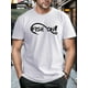 thumbnail image 1 of Men's Fish On Print T-shirt, Casual Short Sleeve Crew Neck , Men's Clothing For Outdoor Tee For Adult, Men, Women, Teen, Teenager, Adolescent, Youth, 1 of 6