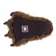 thumbnail image 3 of 15" Furry Grizzly Bear Slippers, 3 of 5