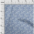 thumbnail image 1 of oneOone Georgette Viscose Medium Blue Fabric Abstract Texture Sewing Material Print Fabric By The Yard 42 Inch Wide, 1 of 4