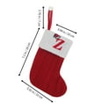 thumbnail image 2 of CuiLiyq 7.1 Inches Initials Christmas Stockings, Red Velvet with White Soft Plush Cuff Embroidered, Xmas Stockings Classic Personalized Stocking Decorations for Family Holiday Season Decor(Letter Z), 2 of 2