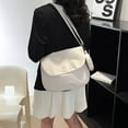 thumbnail image 1 of Bolso bandolera de moda para mujer | Bolso bandolera de PU de gran capacidad para teléfono y artículos esenciales | Para la escuela, el trabajo, viajes y uso diario, 1 of 9
