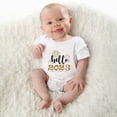 thumbnail image 4 of Gibobby Ropa Para Bebe Mi primera ropa de Año Nuevo para recién nacidos, bebés, niños y niñas, trajes de Año Nuevo, pantalones cortos con estampado de letras (Blanco, 18-24 Meses), 4 of 5