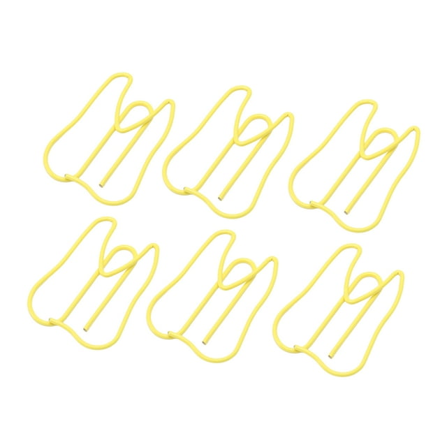 Pinces à Papier pour 100 Pcs Mémo, Pinces Métalliques Mignonnes en Acier