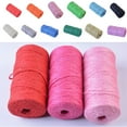 thumbnail image 3 of pitrice Hemp Rope Colorful Natural Jute Twine String Roll Hemp Cord for DIY Art Crafts and Wrapping, 3 of 9
