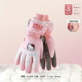 thumbnail image 3 of Kawaii Sanrio Hello Kitty Cinnamoroll My Melody Children Kid Ski Gloves High Quality Winter Thicken Warm Gloves Windproof Gloves, 3 of 21