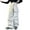 White, variant on Clearence Girls Detachable Overalls Convertible Wide Leg Jumpsuit All-Year Playwear for Juniors Trendy Loose Denim Overalls with Removable Buckle Straps