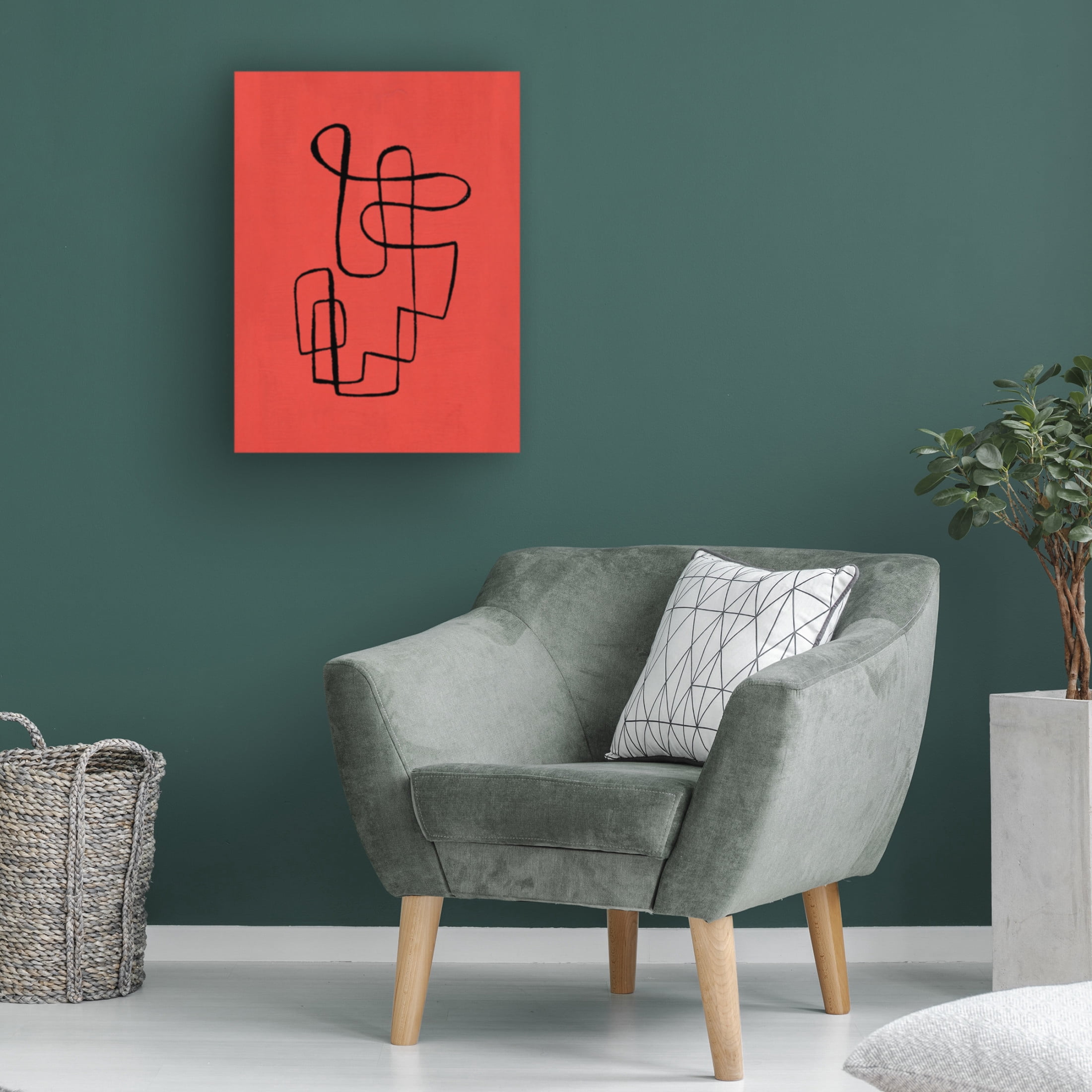 Trademark Fine Art Ejaaz Haniff Bulls Eye Canvas Wall Art