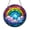 Stained Glass 5.9 Inch, variant on Rainbow Sky Stained Glass Suncatcher Window Hanging Decor, Colorful Rainbow Arch and Stars Art Glass Panel with Clouds, Celestial Sky Design Decorative Window Ornament for Home Gift