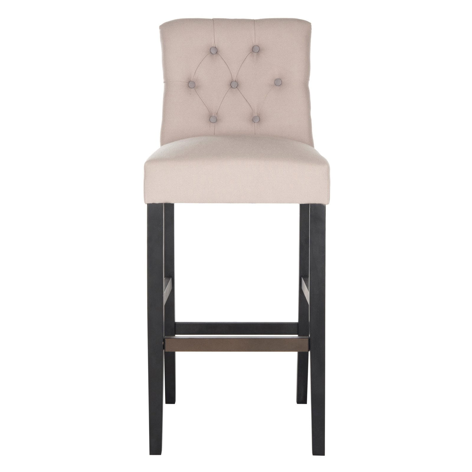 Safavieh Tufted Bar Stool Taupe Grey Com