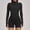 Black, variant on Top-kevin Womens Workout Sets Two Piece Long Sleeve Jacket Matching High Waist Shorts Sets Fall Winter Gym Work Out Clothes