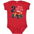 thumbnail image 3 of Inktastic Monster Truck How I Roll 2nd Birthday Boys Baby Bodysuit, 3 of 5