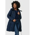 thumbnail image 6 of Marikoo Women's Warm Winter Coat with Hood - Quilted Thigh-Length Jacket - Natsukoo XVI, 6 of 7