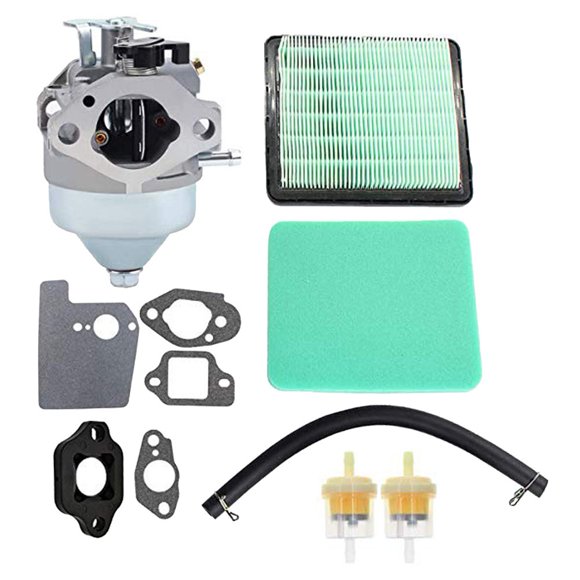 Bgsha GCV190 Carburettor Kit For Honda GC190 GCV190A GV190LA HRB217 HRX217 HRX217K1 Lawn Mower Engine Air Filter Gaskets Fuel Filter