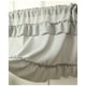 thumbnail image 5 of Cortina decorativa corta con volantes | Media cortina | Cortina bloqueadora para ventana de gabinete | Tela suave y fácil de cuidar | Aislamiento solar | 45x100cm | 1 pieza | Decoración para hogar, 5 of 9