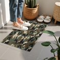 thumbnail image 4 of Classic Camo Green Brown Pattern Door Rugs,Washable Non Slip Door Mats Indoor,Decorative Door Mats,Entry Mat Indoor for Entrance,Bedroom,Kitchen,Bathroom,16"x24", 4 of 6