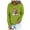 Green, variant on IROINNID Women's Long Sleeve Hoodie Mid-Length Print Stylish Fall Winter Festival Crop Workout Sweatshirt Tops Pullover, Red