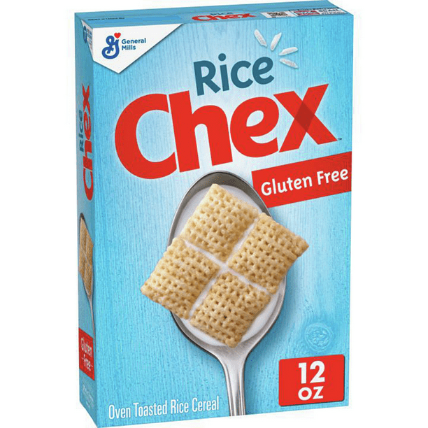 Rice Chex Breakfast Cereal, Gluten Free, 12 oz