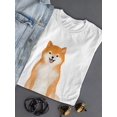 thumbnail image 3 of Sitting Shiba Inu T-Shirt Women -SPIdeals Designs, Female XX-Large, 3 of 4