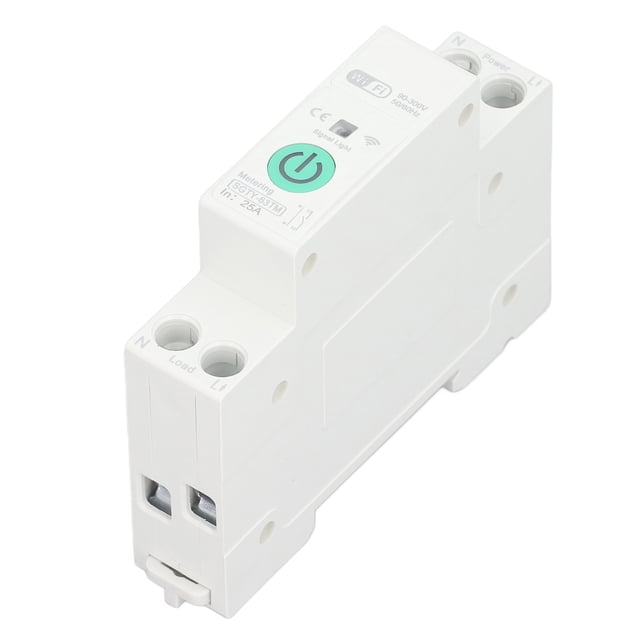 Smart Home WIFI Metering Circuit Breaker Power Consumption Monitoring Voice Control APP Switch Timing Remote Control Short Circuit AC90-300V