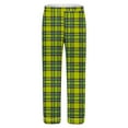 thumbnail image 5 of Ashirexll Mens Pajamas Set, Two Piece Sets, Casual Button Turndown Print Long Sleeve Sleepwear Set With Elastic Waist, 5 of 7